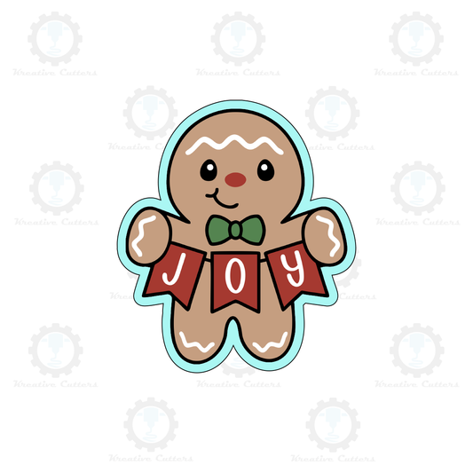 Gingerbread Joy Cookie Cutter Cookie Cutters