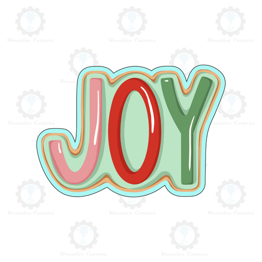 Joy Word Cookie Cutter Cookie Cutters