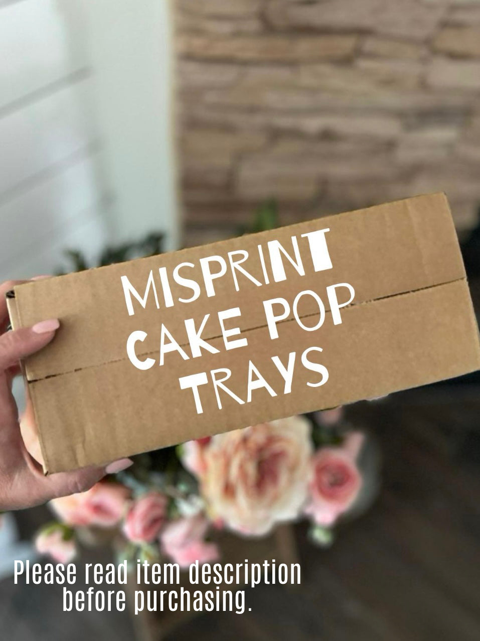 Misprint Cake Pop Tray Box