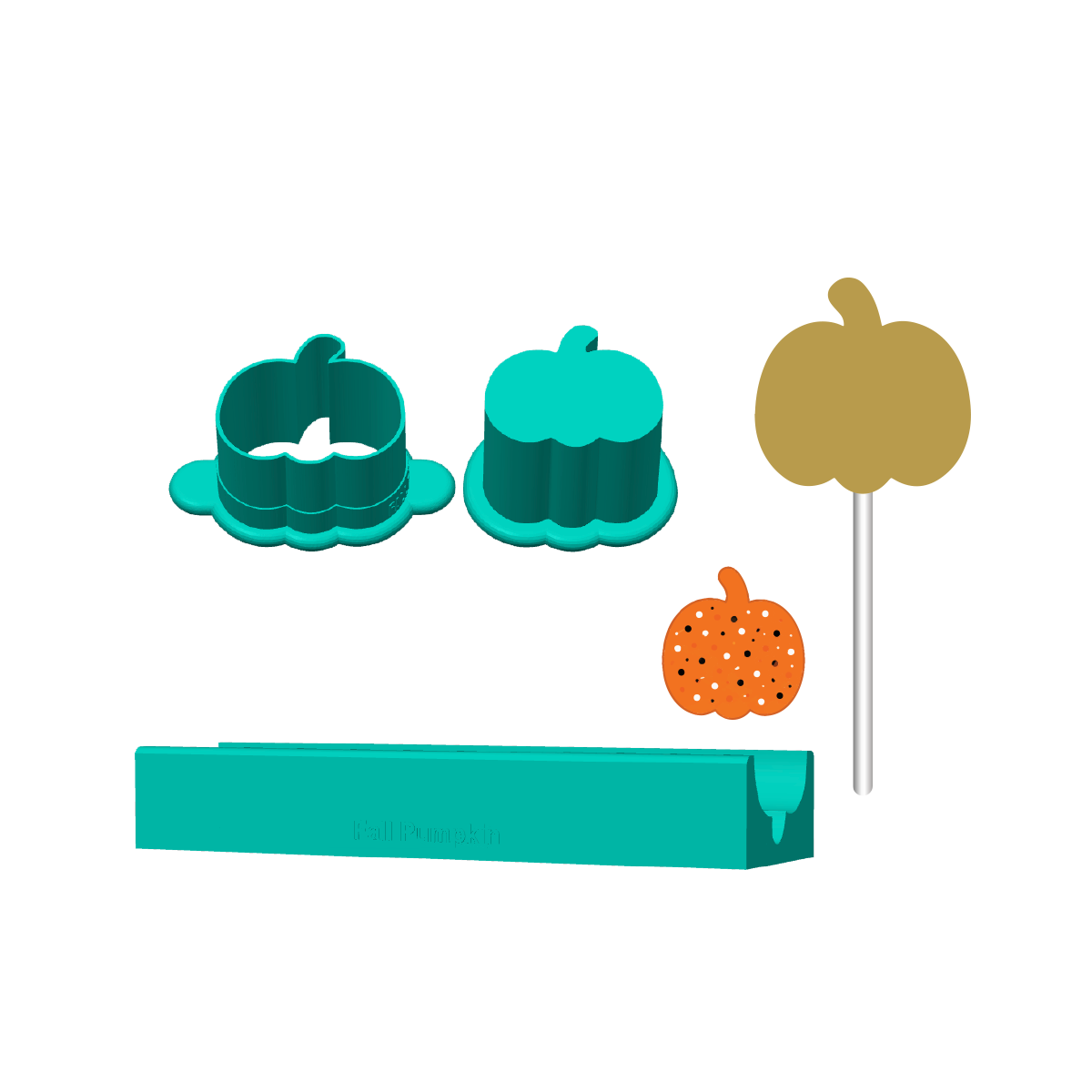 Halloween Frosted Animal Cake Pop Molds | Cutter, Popper, and Tray Options