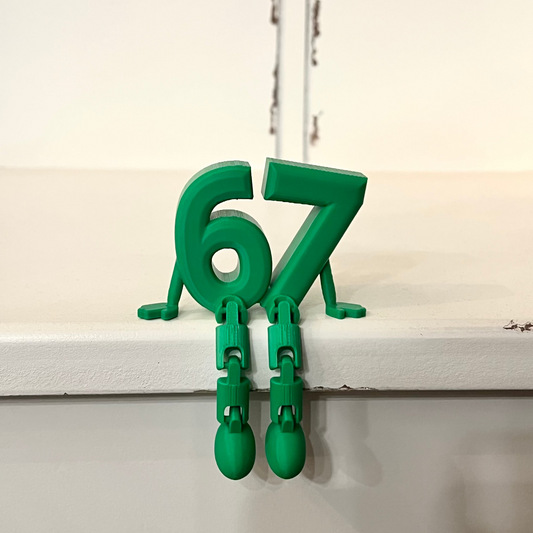 67 Flexi Buddy Fidget Toy – 3D Printed Articulated Desk Toy | Stress Relief Fidget | Flexible Sensory Toy for Kids & Adults