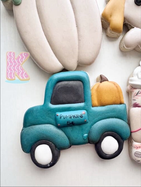Fall Pumpkin Truck Cookie Cutters