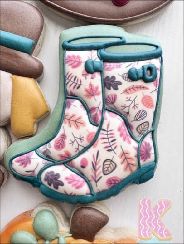 Fall Rainboots Cookie Cutters
