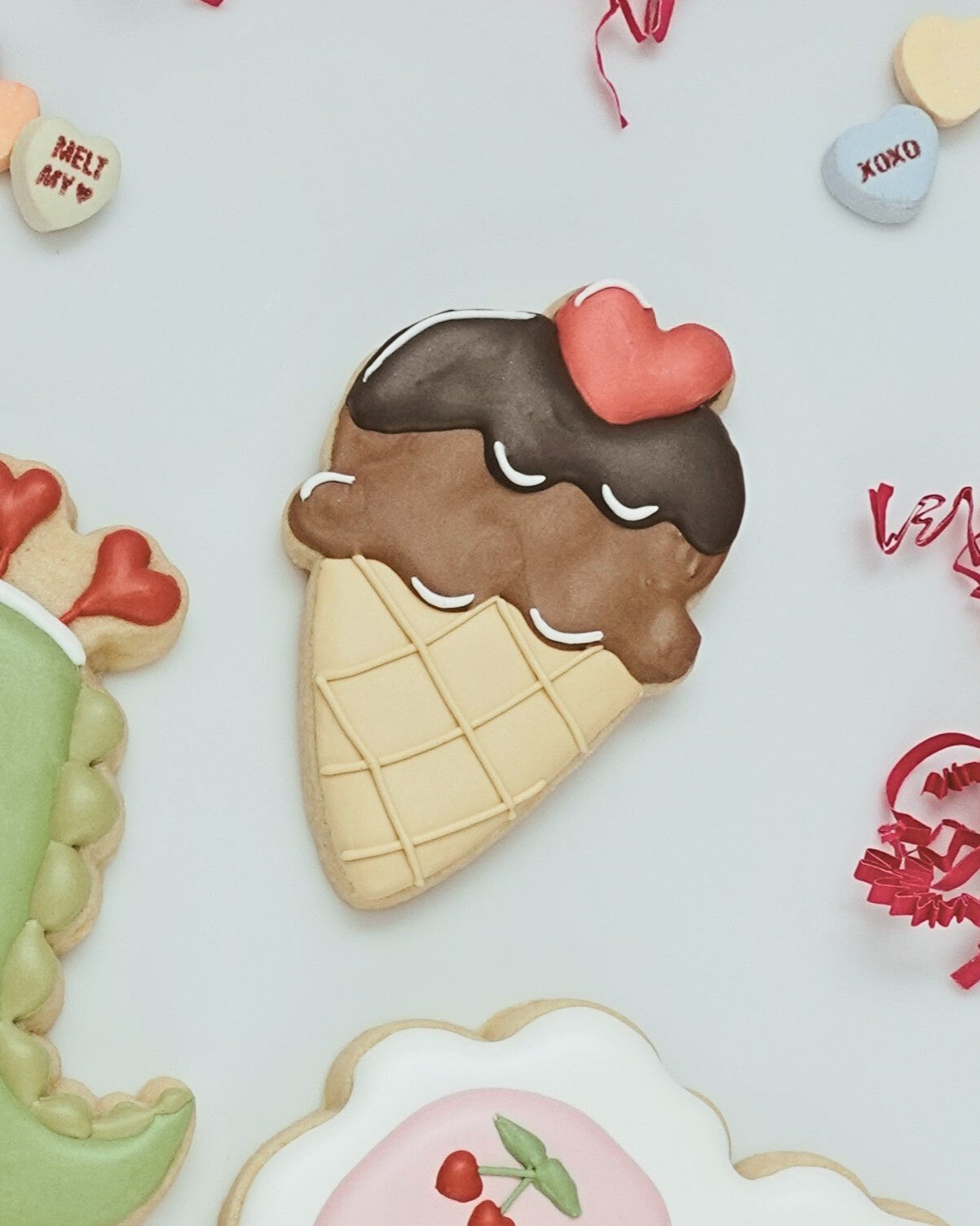 Heart Ice Cream Cookie Cutters
