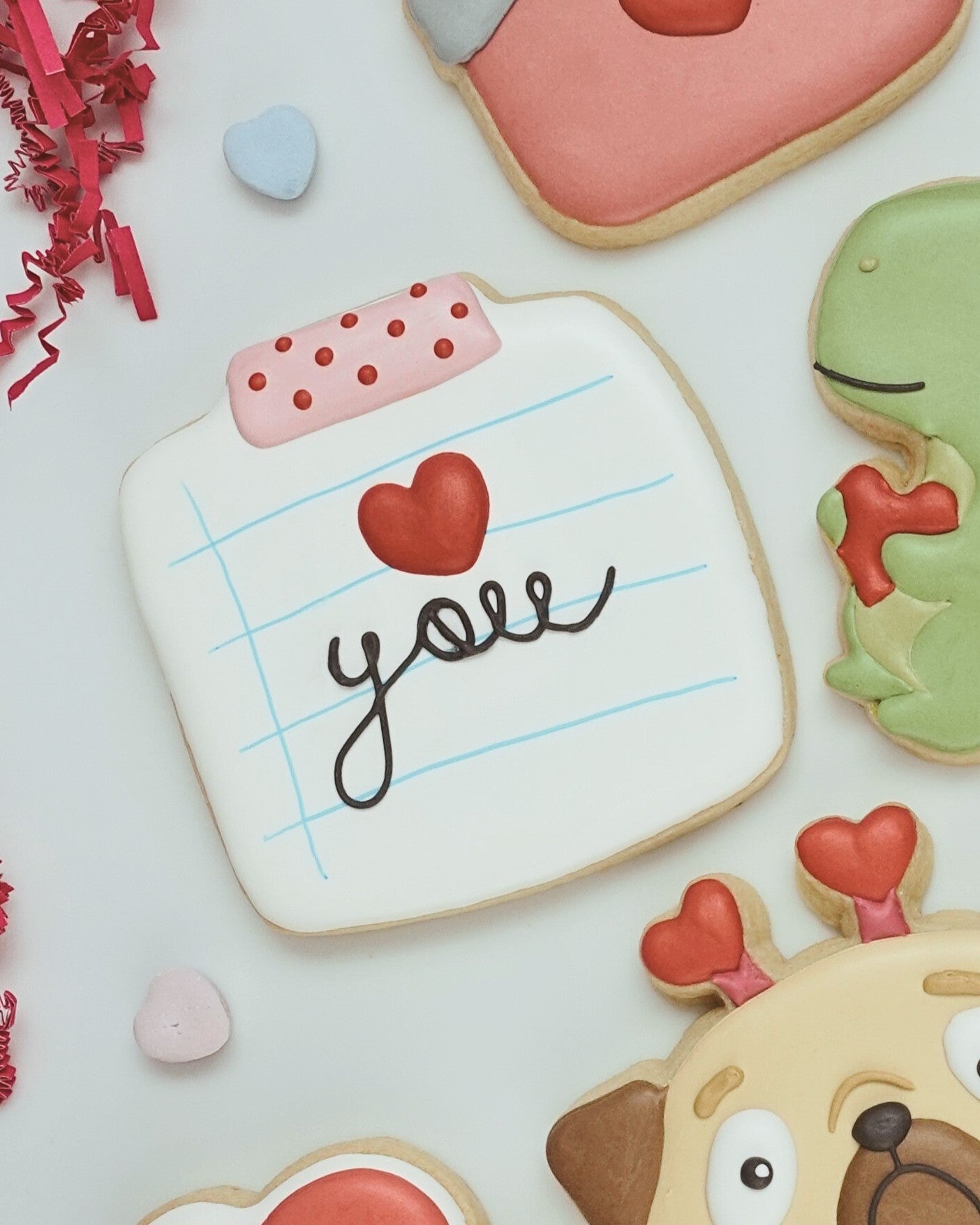 Valentine Letter Cookie Cutters