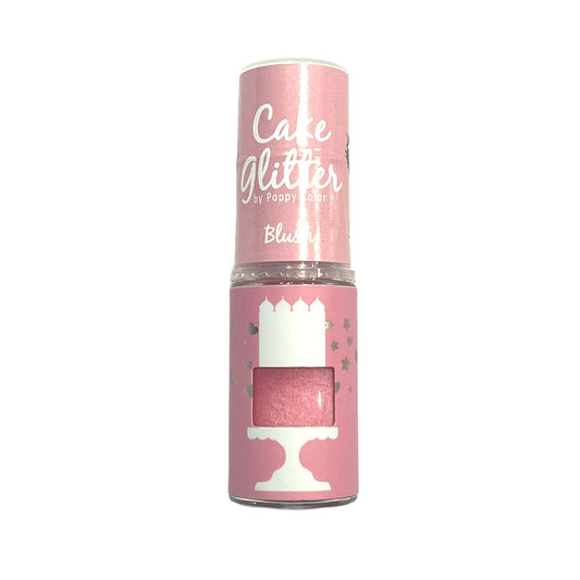 Poppy Color Blush Cake Glitter