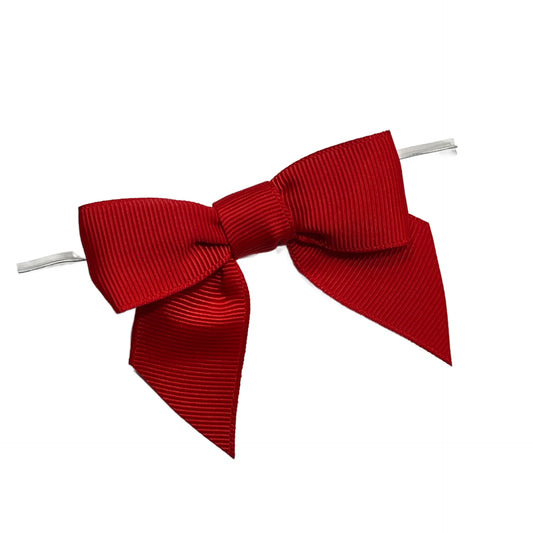 Red Pre-Tied Bow w/Wire