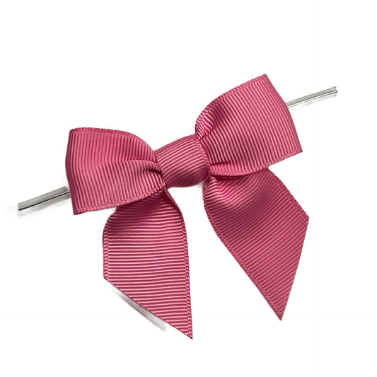 Rose Pre-Tied Bow w/Wire