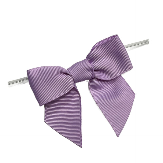 Lt. Orchid Pre-Tied Bow w/Wire