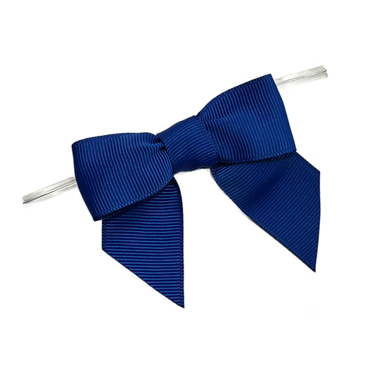 Cobalt Pre-Tied Bow w/Wire