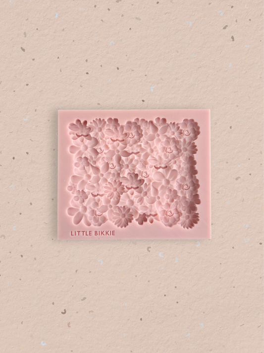 Flower Pattern Silicone Mould by Little Bikkie