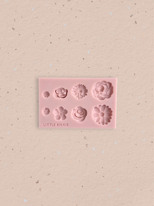 Flower #2 Assorted Silicone Mould by Little Bikkie