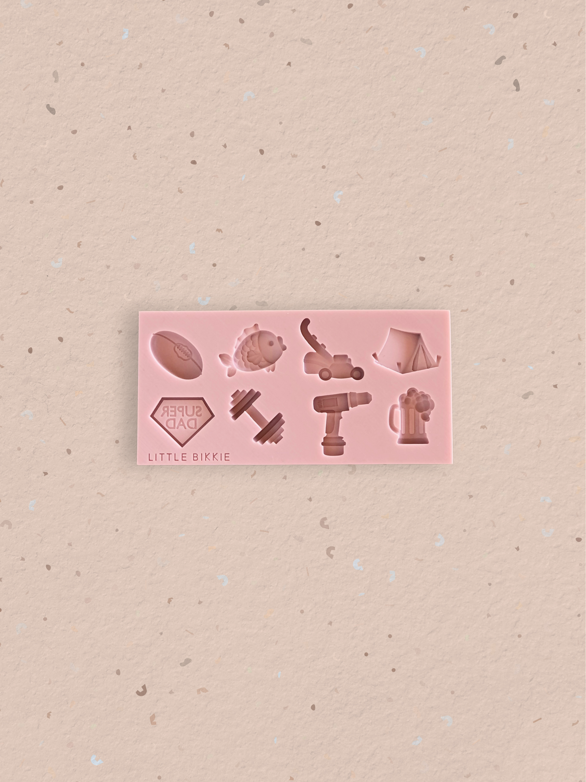 Father's Day #2 Assorted Silicone Mould by Little Bikkie