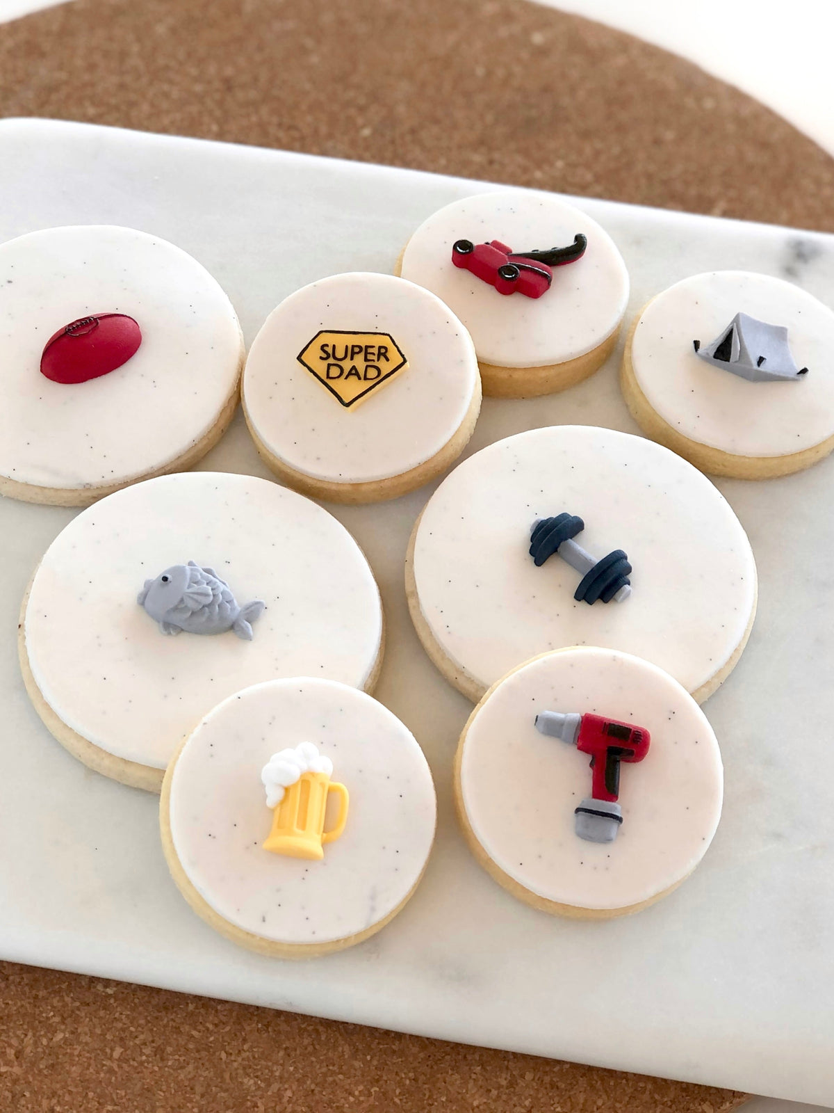 Father's Day #2 Assorted Silicone Mould by Little Bikkie