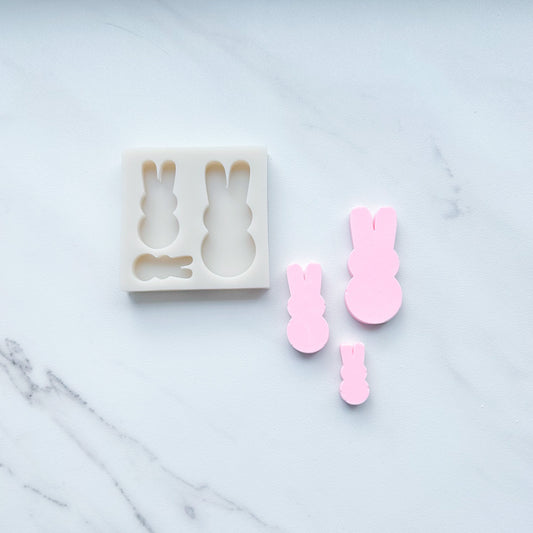 PEEP BUNNY SILHOUETTE TRIO MOLD