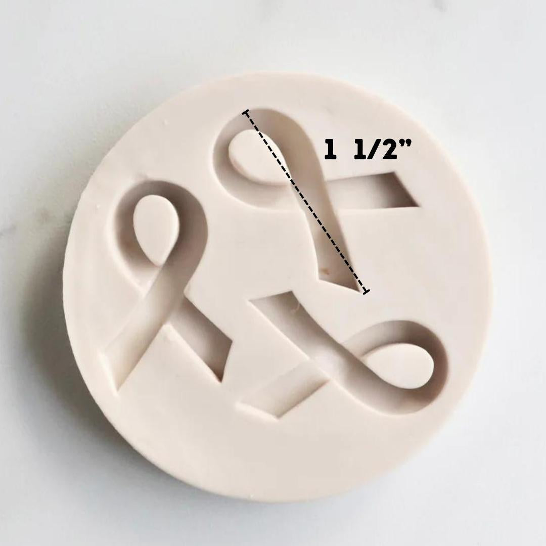 CANCER AWARENESS RIBBON MOLD