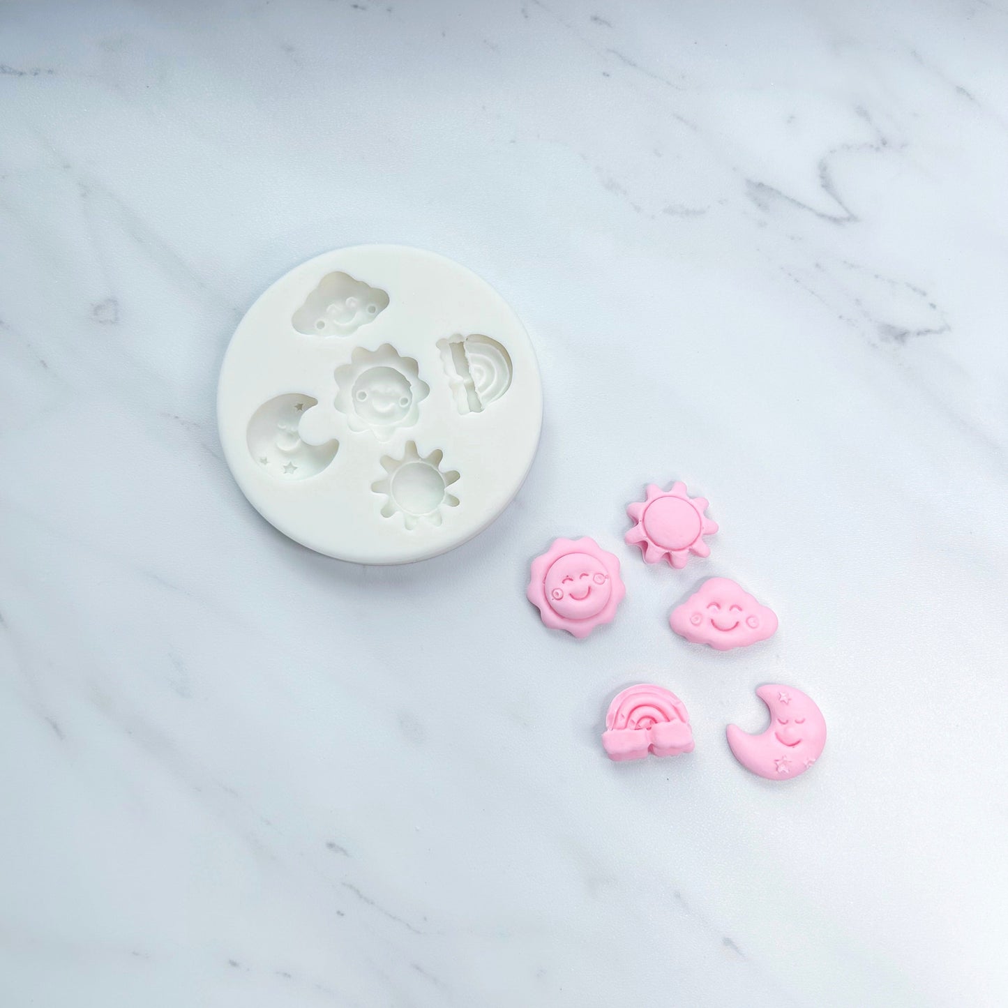 SUN, MOON, CLOUD, RAINBOW MOLD