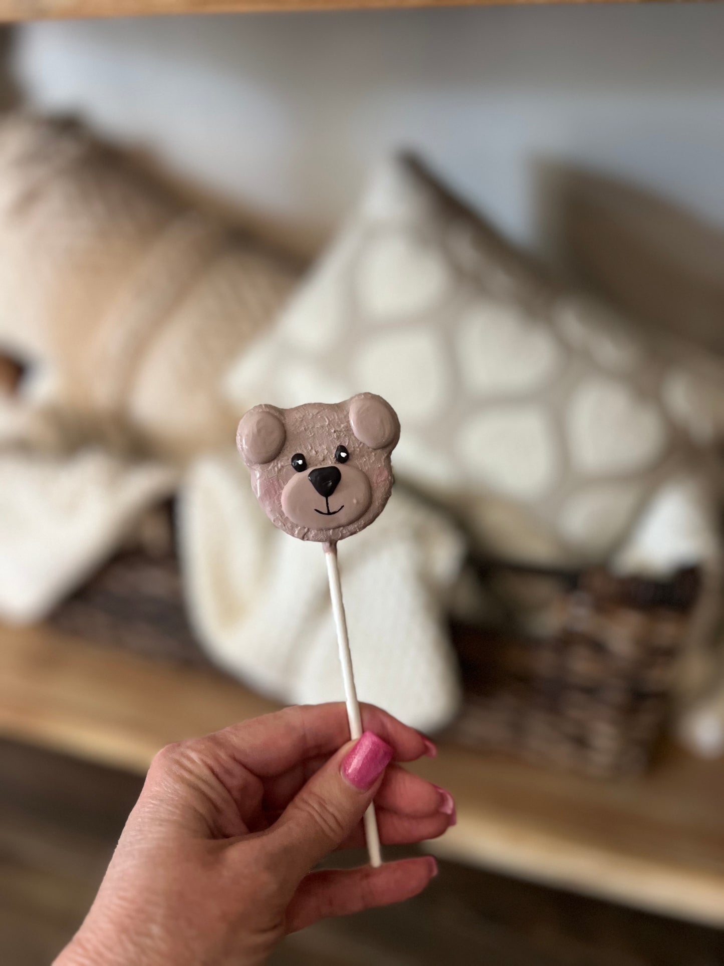 Teddy Bear Face Cake Pop Mold | Deluxe Cutter, Popper, and Tray Option