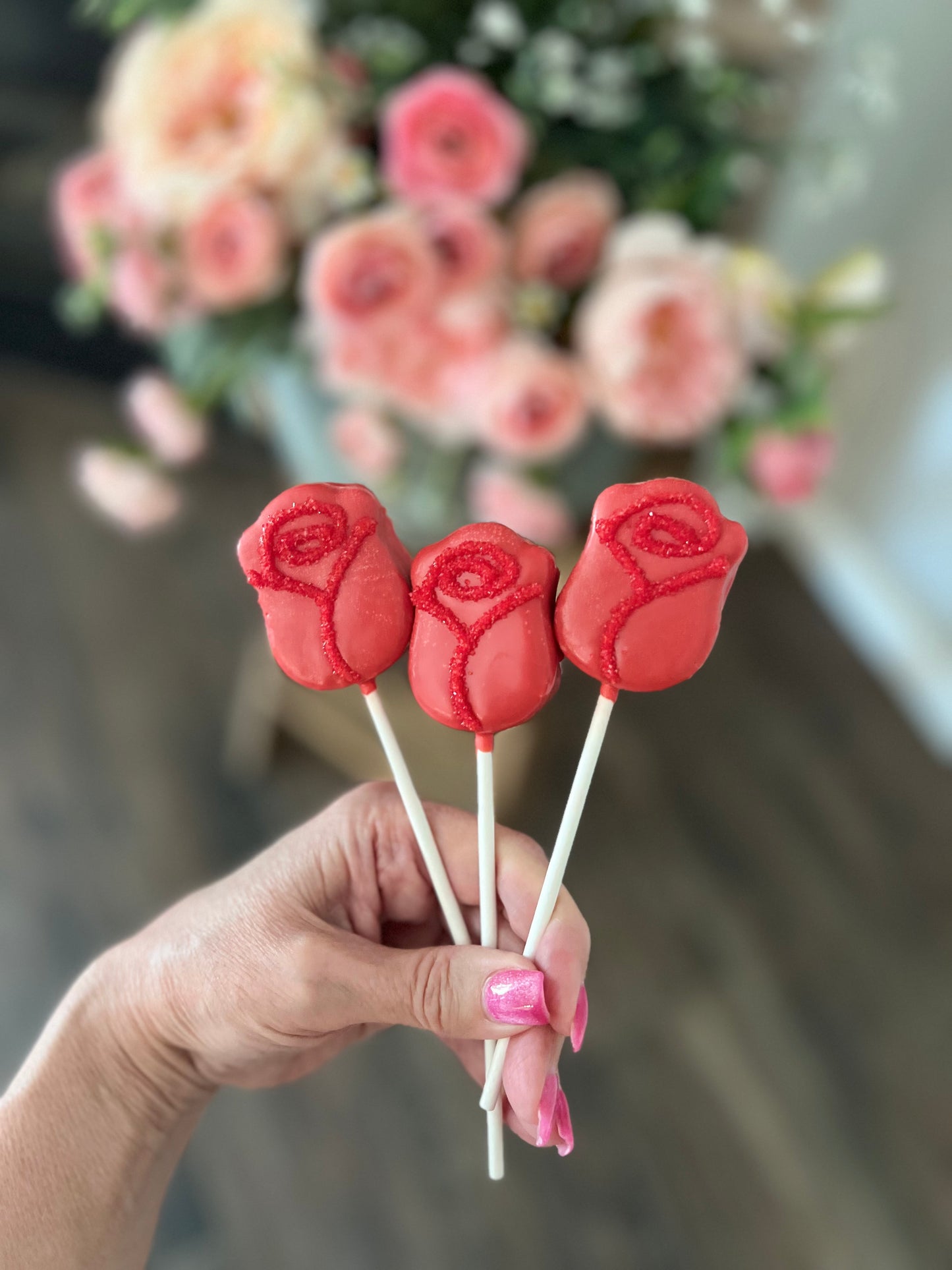 Rose Bud Cake Pop Mold | Deluxe Cutter, Popper, and Tray Option