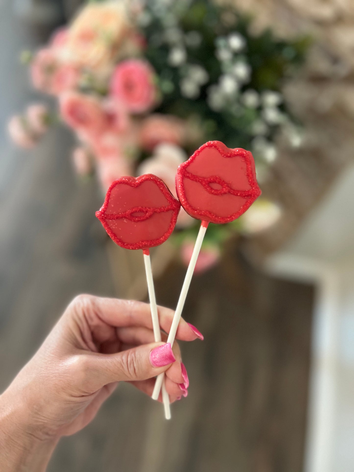 Valentines Lips Cake Pop Mold | Deluxe Cutter, Popper, and Tray Option