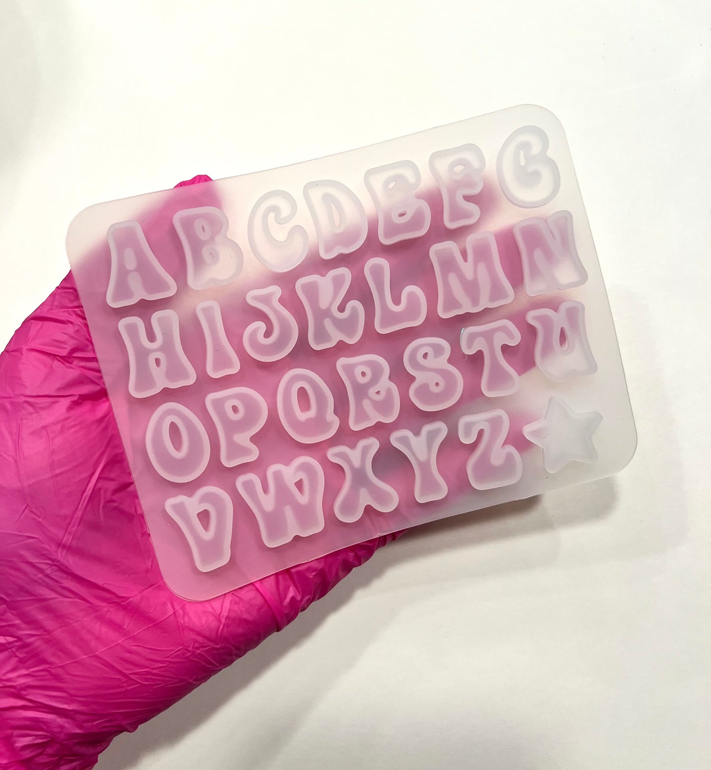 Alphabet & Number Set Fondant Chocolate Mold
