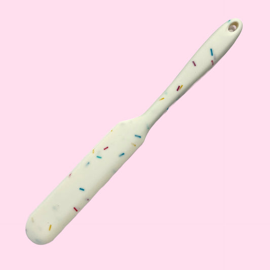 Silicone Confetti Sprinkle Long Handle Spatula