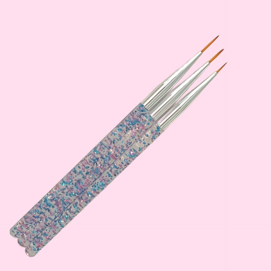 Fine Line Paint Brush 3 Piece Set