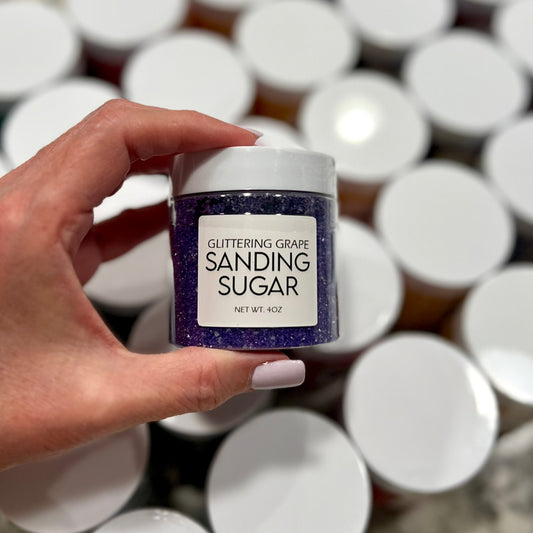 Glittering Grape Sanding Sugar