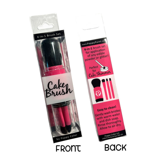 Poppy Color Paint Brush Set