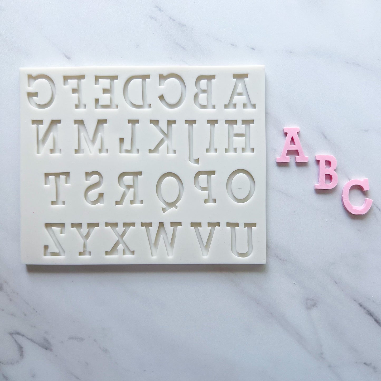 SIMPLE ALPHABET MOLD (UPPERCASE)