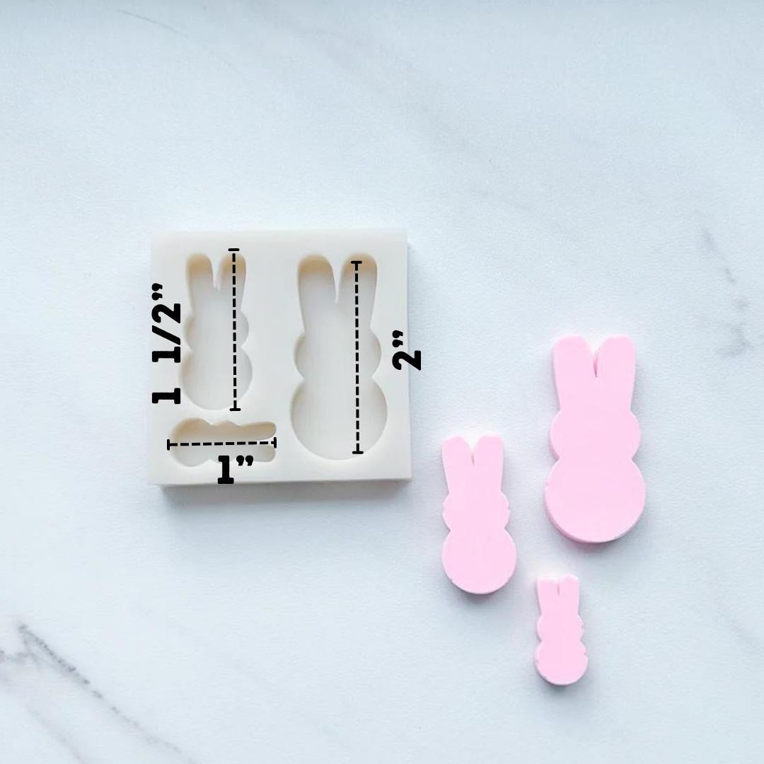 PEEP BUNNY SILHOUETTE TRIO MOLD