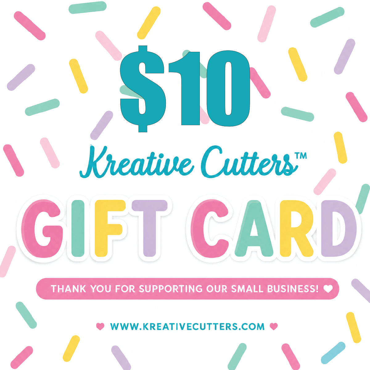 Kreative Cutters Gift Card