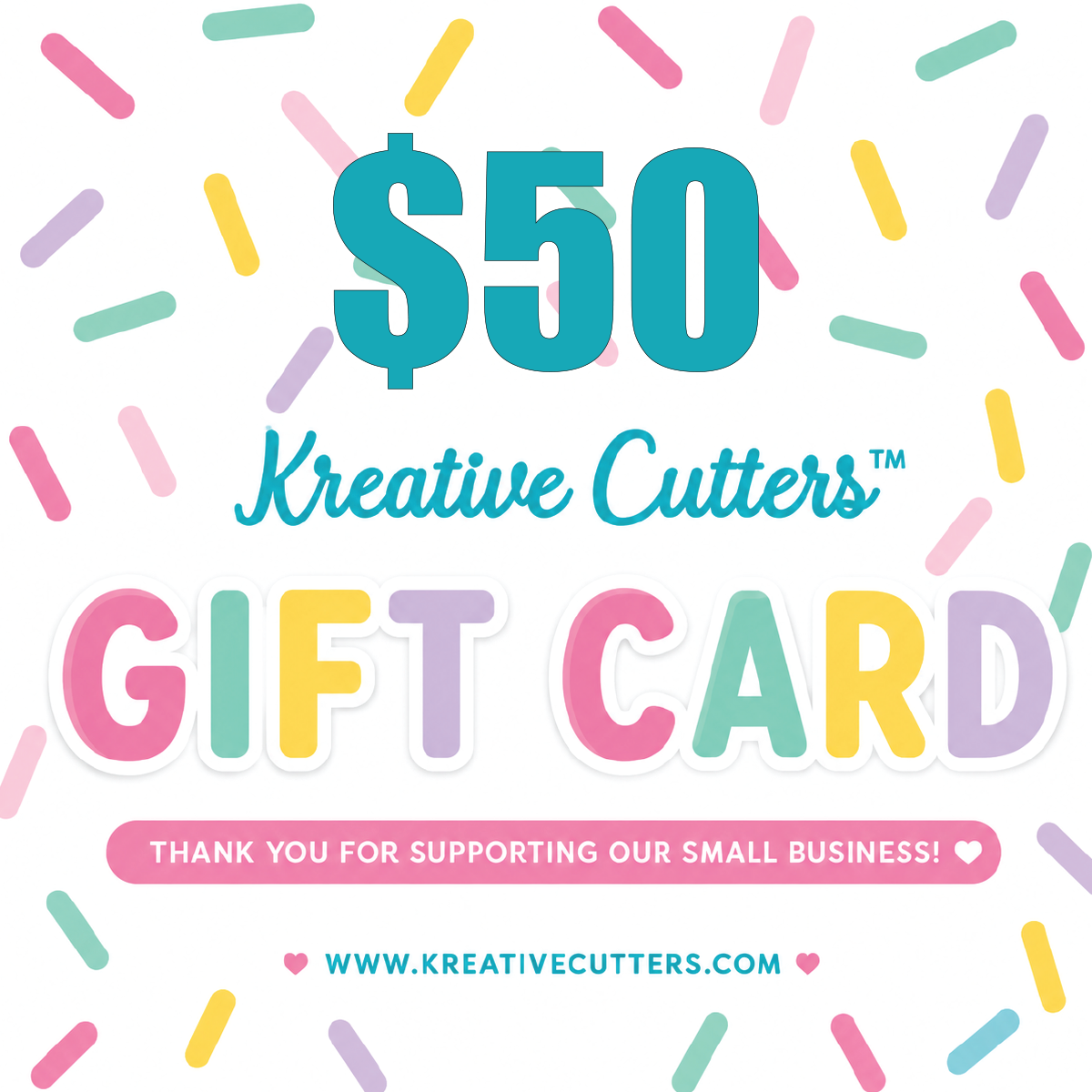 Kreative Cutters Gift Card