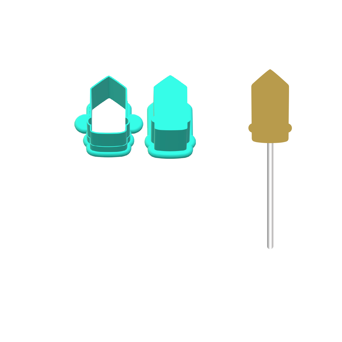 Pencil Cake Pop Mold | Deluxe Cutter, Popper, and Tray Option