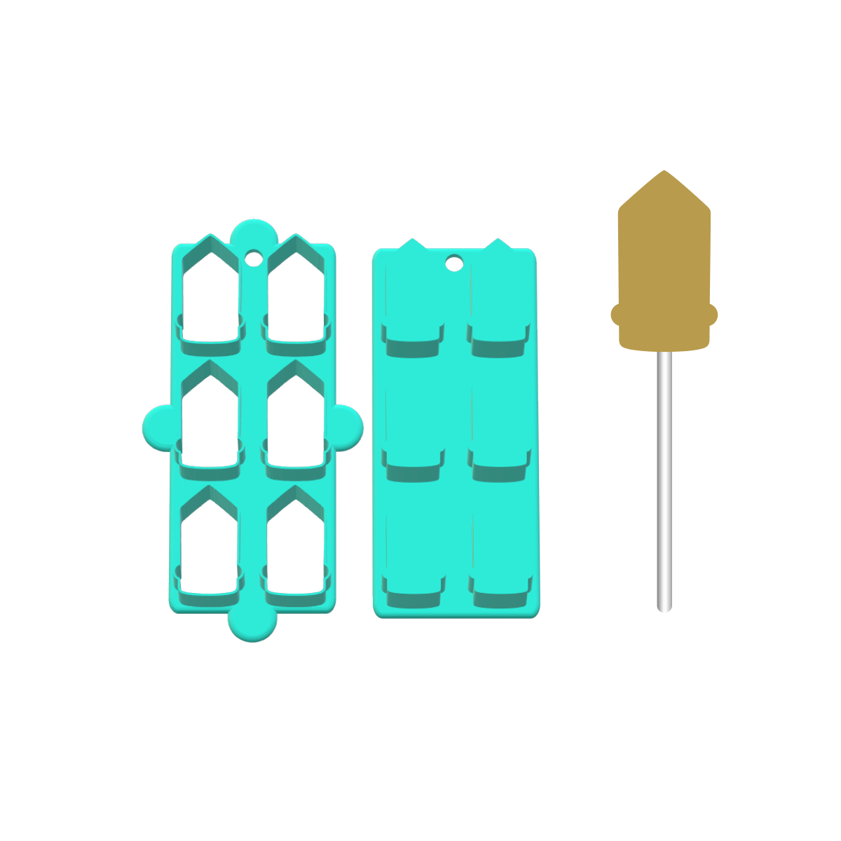 Pencil Cake Pop Mold | Deluxe Cutter, Popper, and Tray Option