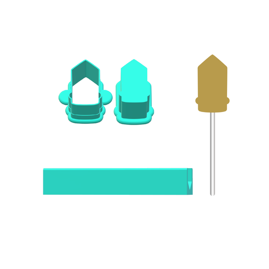 Pencil Cake Pop Mold | Deluxe Cutter, Popper, and Tray Option