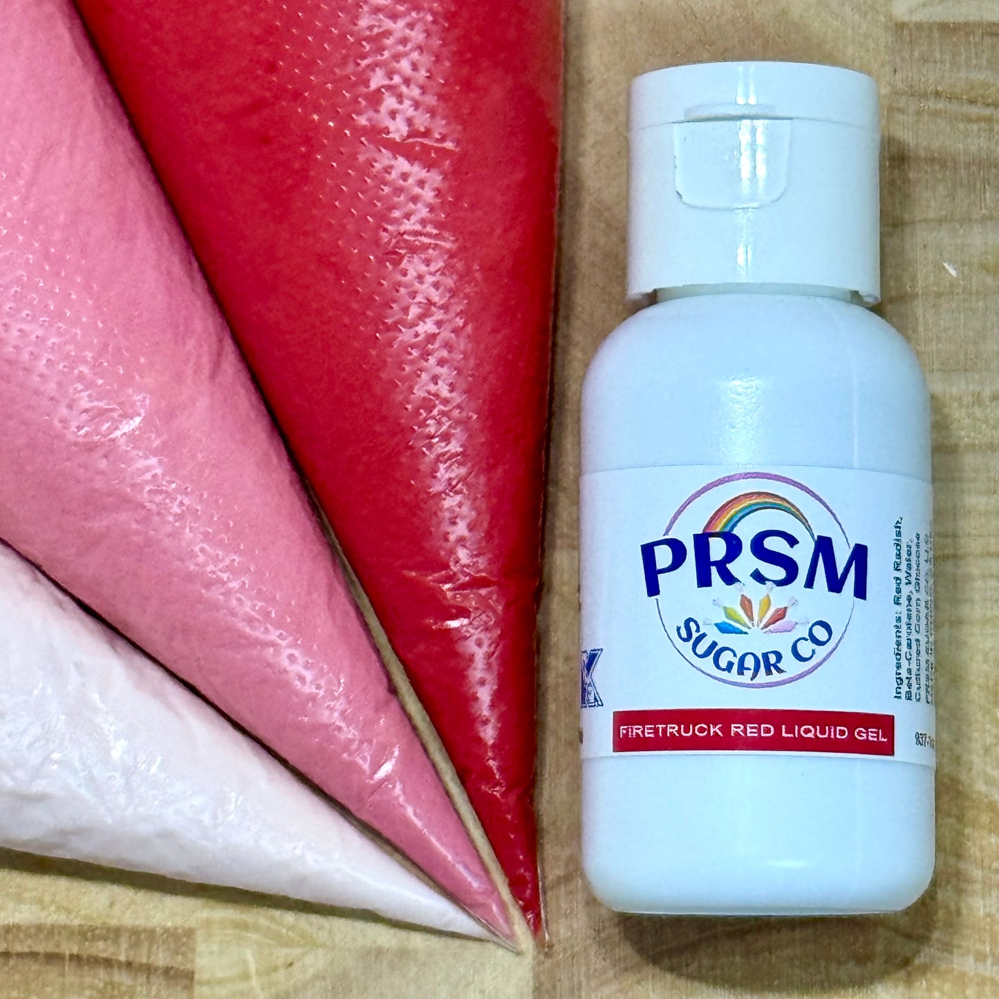 PRSM Sugar Co Liquid Gel Firetruck Red 1 oz