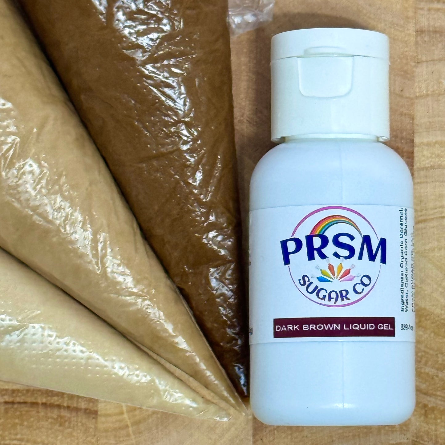 PRSM Sugar Co Liquid Gel Dark Brown 1 oz