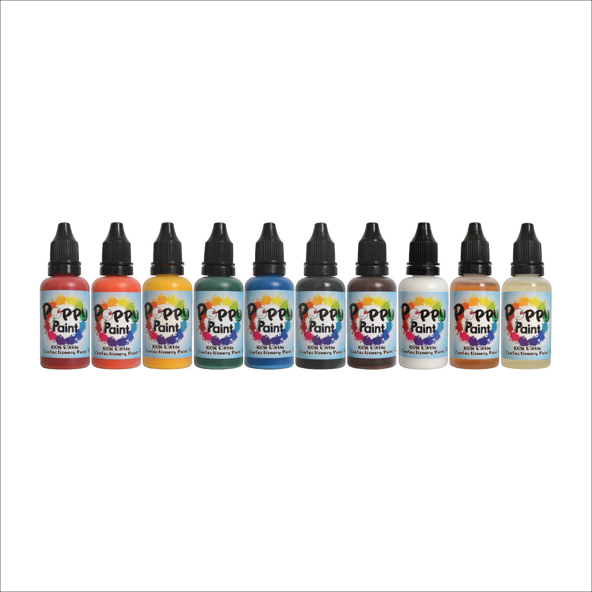 10 Piece Starter Poppy Paint Set
