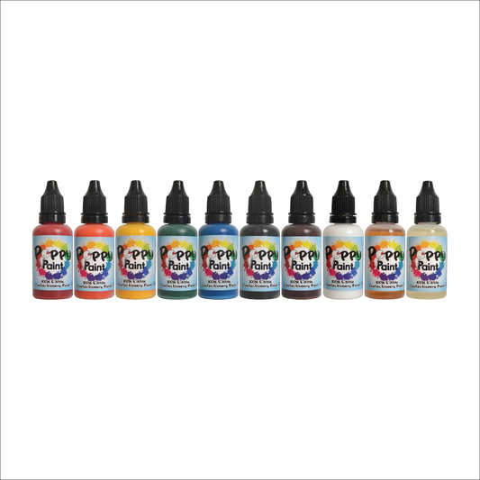 10 Piece Starter Poppy Paint Set