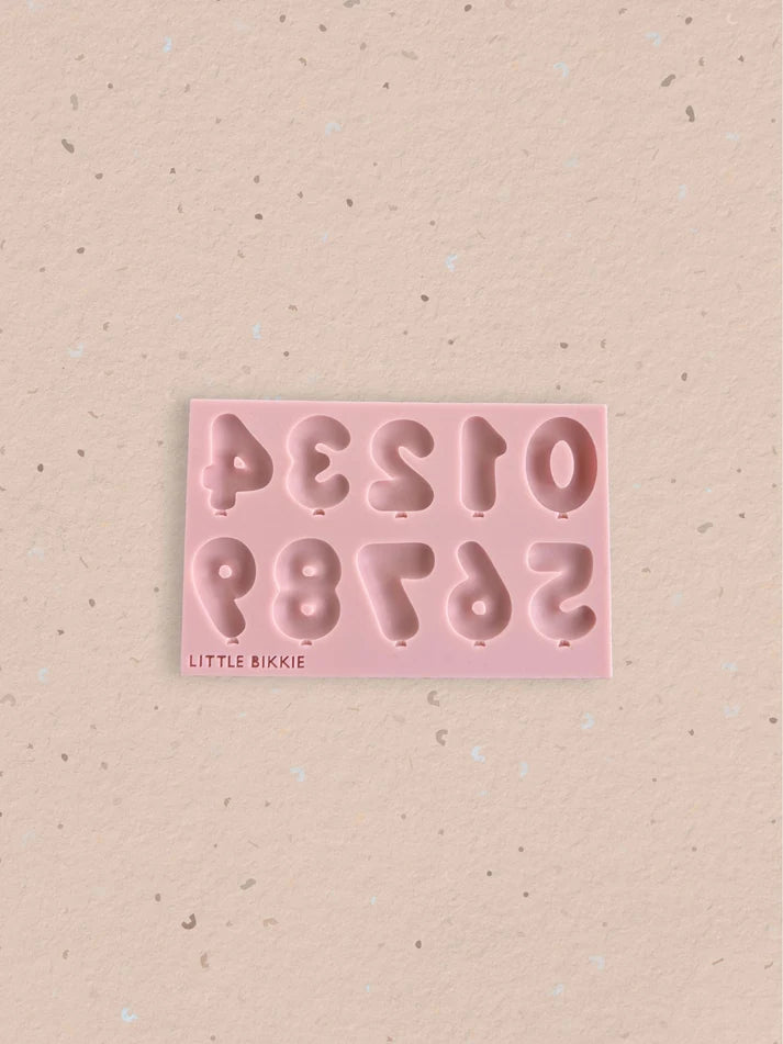 Balloon Numbers Silicone Mould by Little Bikkie