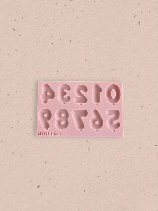 Balloon Numbers Silicone Mould by Little Bikkie