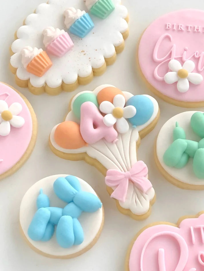Balloon Numbers Silicone Mould by Little Bikkie
