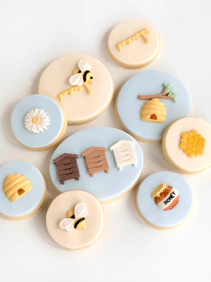 Bee Assorted Silicone Mould by Little Bikkie