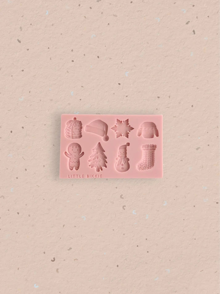Christmas #1 Assorted Silicone Mould by Little Bikkie