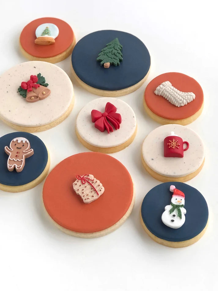 Christmas #1 Assorted Silicone Mould by Little Bikkie