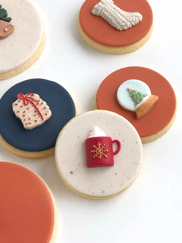Christmas #2 Assorted Silicone Mould by Little Bikkie