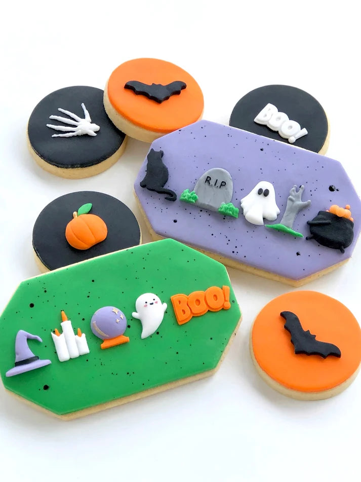 Halloween #2 Assorted Silicone Mould by Little Bikkie