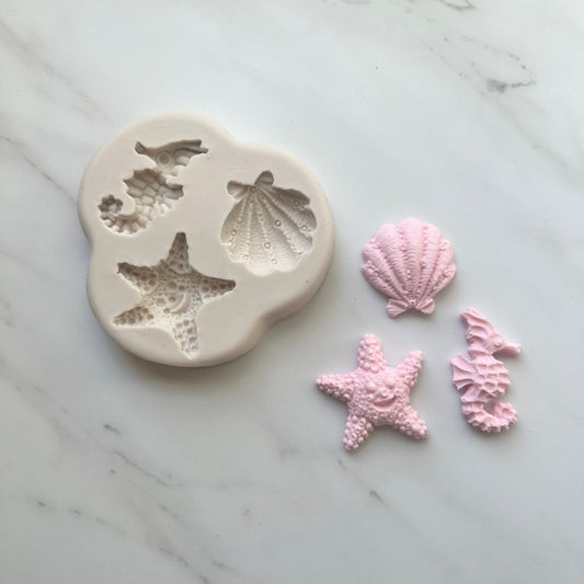 SEAHORSE/STARFISH/SEASHELL MOLD