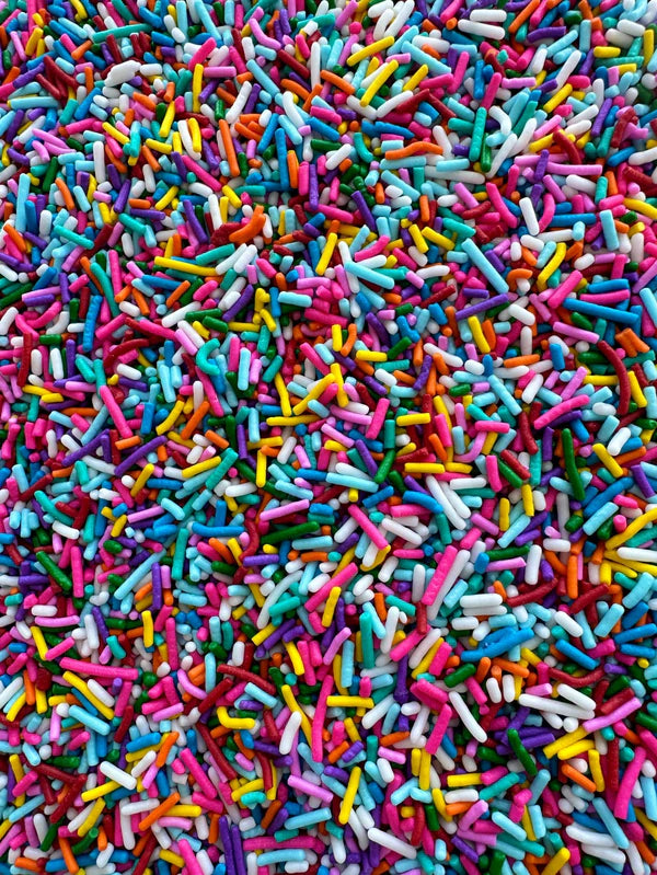 Rainbow Crunchy Sprinkles 3.2oz Bottle by Sweetapolita